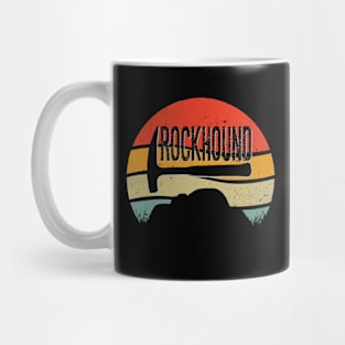 Rockhound Rock Pick Geology Hammer - Distressed Vintage Sunset Mug